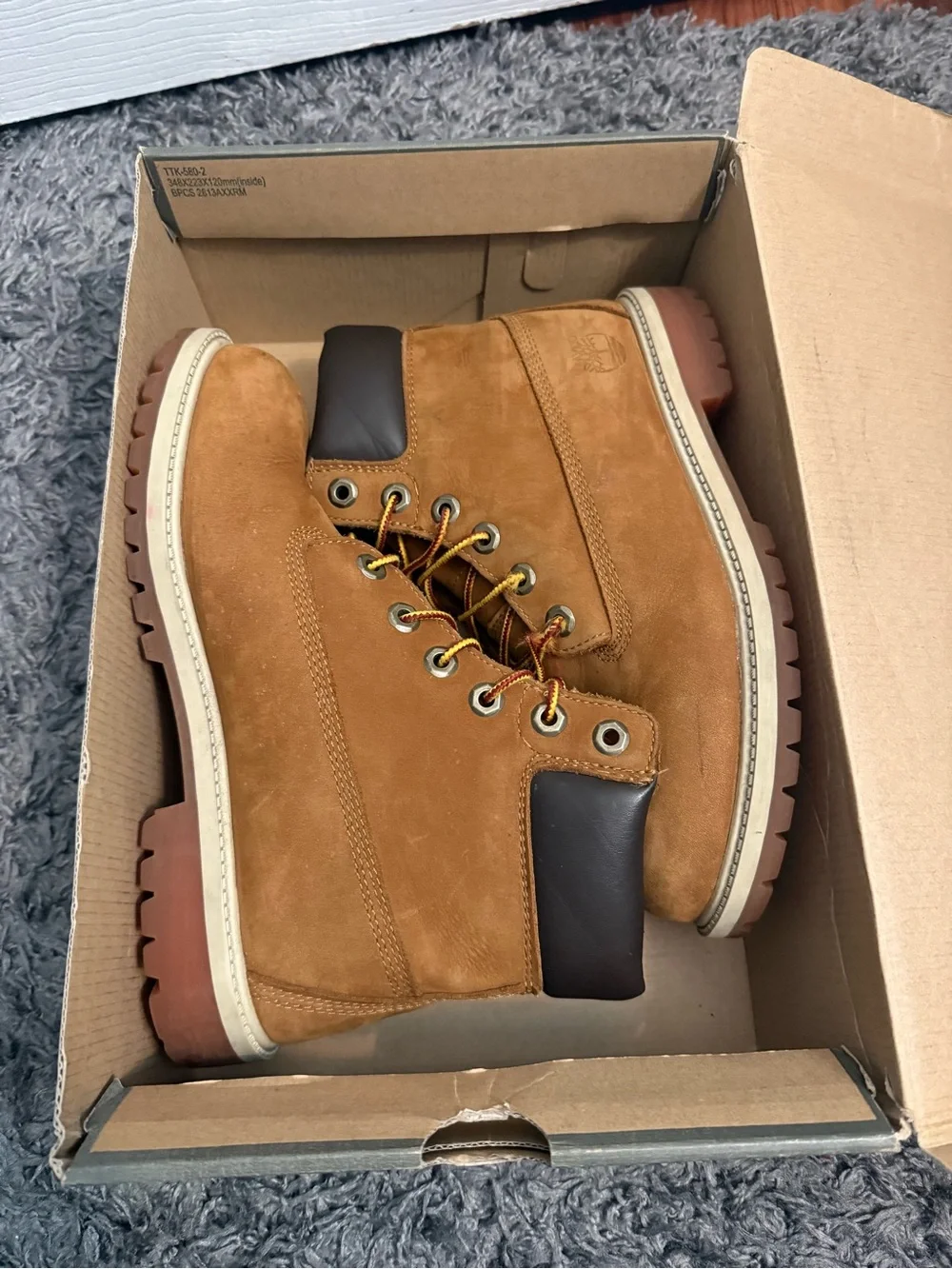 Timberland Kids Tan Lace-Up Boots